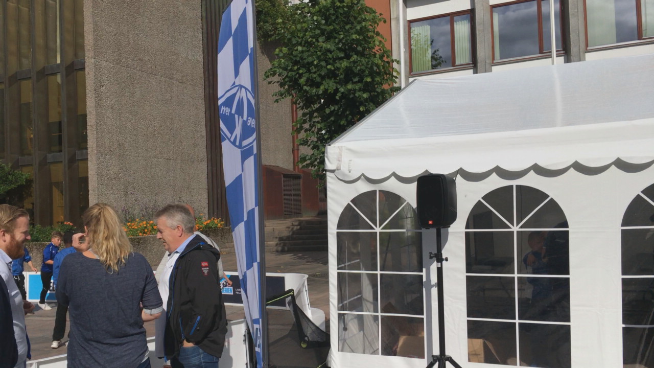 Fanzone på Rådhusplassen